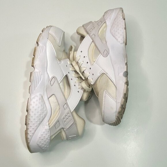 Nike Air Huarache Run G5 White Pure Platinum Youth Size 6 - Picture 2 of 9